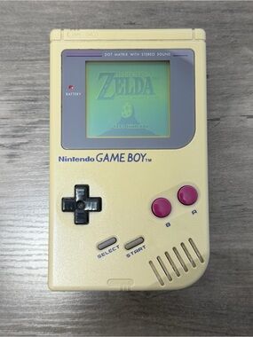 Original Nintendo GameBoy DMG-01 Handheld Console Tested Working ZELDA NOT INCL*